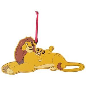Vintage Disney Lion King Mufasa Christmas Ornament Wooden Decor Kurt Adler